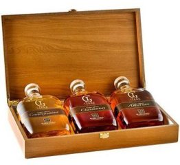 Marzadro Grappa Le Giare Set 3 x 20cl. Amarone, Chardonnay, Gewürztraminer 20cl