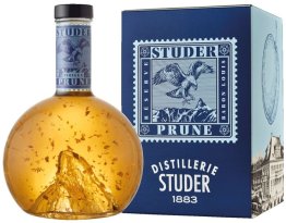 Studer's Swiss Premium Gold Selection Vieille Prune 42% mit 24 Karat Goldflilter 70cl