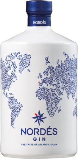 Nordés Atlantic Galician Gin Miniatur 40% 5cl Fl.