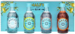 Malfy Gin Mixed Flavours Set 4x5cl. 41% Packung