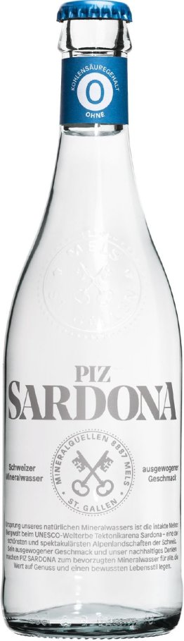 Piz Sardona 0 ohne Kohlensäure 40cl Har 20