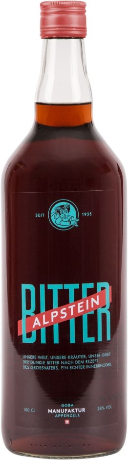 Goba Alpstein-Bitter 28% 100cl Fl.