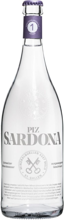Piz Sardona 1 Kohlensäure leicht 75cl Har 12