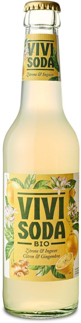 Vivi Soda Zitrone & Ingwer BIO 33cl Har 24