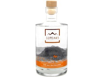 32 PEAKS dein Gin aus Liechtenstein 43% 50cl Fl.