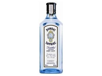 Bombay Sapphire London Dry Gin 40% 70cl Kt 6