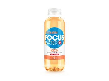 Focuswater KICK Pfirsich & Apfel 50cl SP 4x6