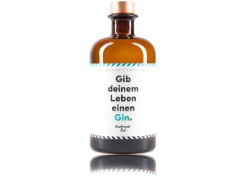 Gin "Gib deinem Leben einen GIN" 41% 50cl Fl.