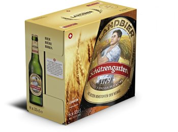 Schützengarten Landbier 8x33cl. EW Karton 33cl Kt à 8