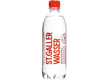 St. Galler Wasser ohne Kohlensäure PET EW 50cl SP 24