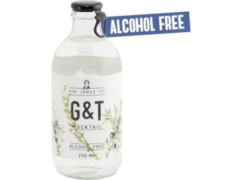 Sir.James 101 G & T Gin Tonic alcohol free 25cl Kt à 12 Fl.